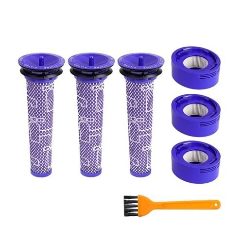 Kompatibel mit Dyson, V7 V8 Akku-Staubsauger, Ersatz-Vorfilter, Nachfilter, Ersatzteile(7pc) von CYWDHFO