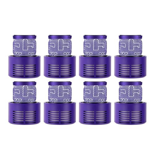 Kompatibel mit Dyson V10 Zubehör Zyklon Akku-Staubsauger Waschbarer Ersatz-Nachfilter Ersatzteile(8pcs) von CYWDHFO
