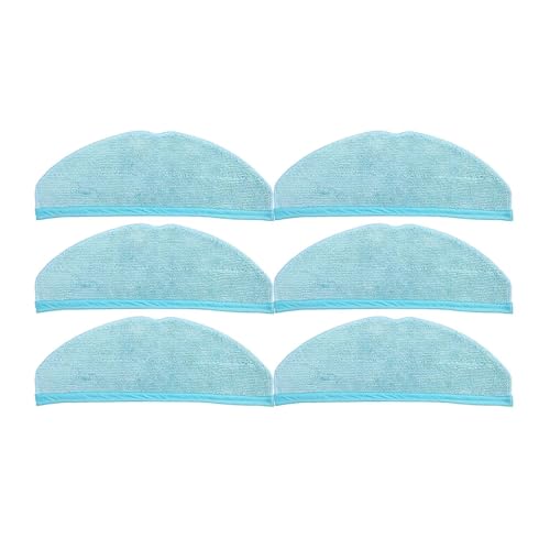 Zubehör, Kompatibel for Cecotec Conga, 8090 9090 Mopptücher Roboterstaubsauger Teile(6 Pcs) von CYWDHFO
