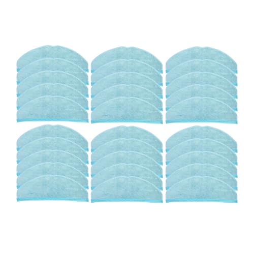 Zubehör, kompatibel mit Cecotec Conga, 8090 9090 Roboterstaubsauger, Teil, Mikrofasertuch, Lappen, Ersatzteile, Wischtücher(30pcs) von CYWDHFO