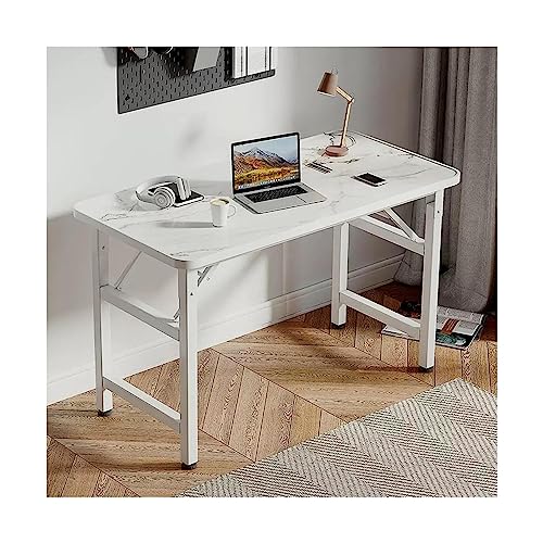 CYXUANG Homeoffice Einfacher Arbeitstisch, Computertisch, Klapptisch, Zuhause, Schlafzimmer, rechteckiger Desktop-PC-Tisch, Kleiner Tisch Rustikales von CYXUANG