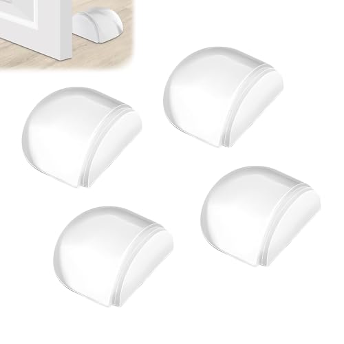 4 Stück Türstopper Boden Transparente,Türstopper Transparent Selbstklebend,für alle Hartböden geeignet Türpuffer Boden Wandpuffer Zum Schutz Von Wand und Möbel von CYXZMYA