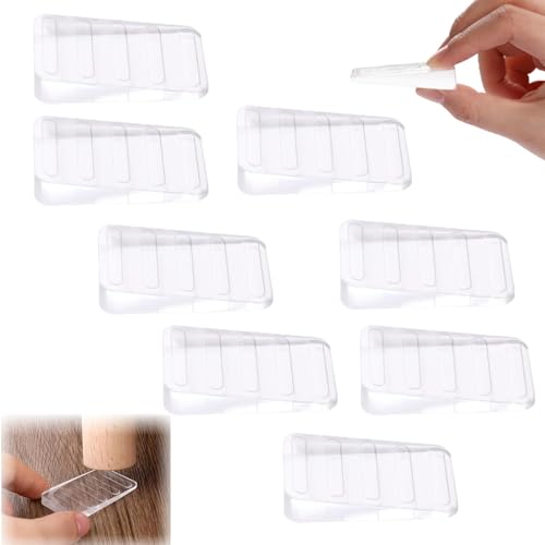 8 Stück Möbelkeile,3*5cmTürstopper Keil,Möbelstabilisierungspads,Kratzfestes,Rutschfestes Multifunktionale Möbelauflage zur Nivellieren Unebener Tische,Badezimmer Balkontür Kinderzimmer,Kommodenbeine. von CYXZMYA