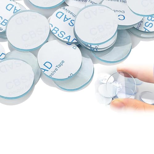 Gumminoppen für Glasplatten 25mm,Elastikpuffer Transparent 50 Stück Gummipuffer,Gummipuffer Transparent Selbstklebend,für Glasplatte Tisch Schrank von CYXZMYA