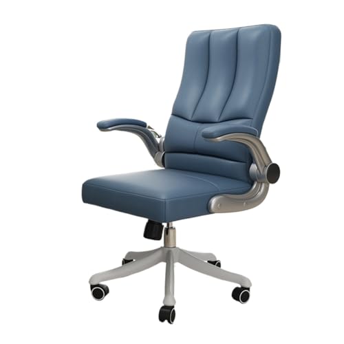 CYairong-22 Computerstuhl Chefsessel, Verstellbarer Ledersessel, hohe Rückenlehne, drehbarer Bürostuhl mit Verstellbarer gepolsterter Armlehne, Schreibtischstuhl for das Home-Office Chefsessel(Blue) CYairong-22 Computerstuhl Chefsessel, Verstellbarer Ledersessel, hohe Rückenlehne, drehbarer Bürostuhl mit Verstellbarer gepolsterter Armlehne, Schreibtischstuhl for das Home-Office Chefsessel(Blue) von CYairong-22
