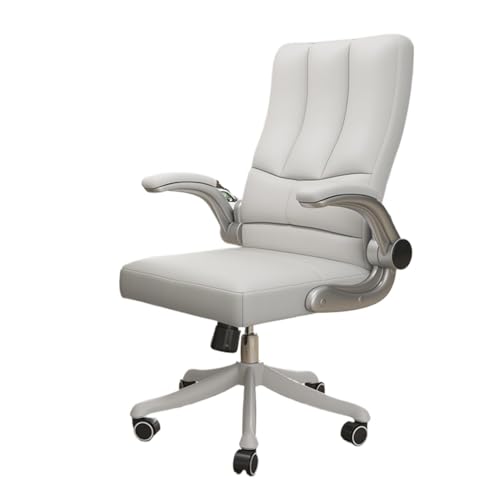 CYairong-22 Computerstuhl Chefsessel, Verstellbarer Ledersessel, hohe Rückenlehne, drehbarer Bürostuhl mit Verstellbarer gepolsterter Armlehne, Schreibtischstuhl for das Home-Office Chefsessel(Weiß) CYairong-22 Computerstuhl Chefsessel, Verstellbarer Ledersessel, hohe Rückenlehne, drehbarer Bürostuhl mit Verstellbarer gepolsterter Armlehne, Schreibtischstuhl for das Home-Office Chefsessel(Weiß) von CYairong-22