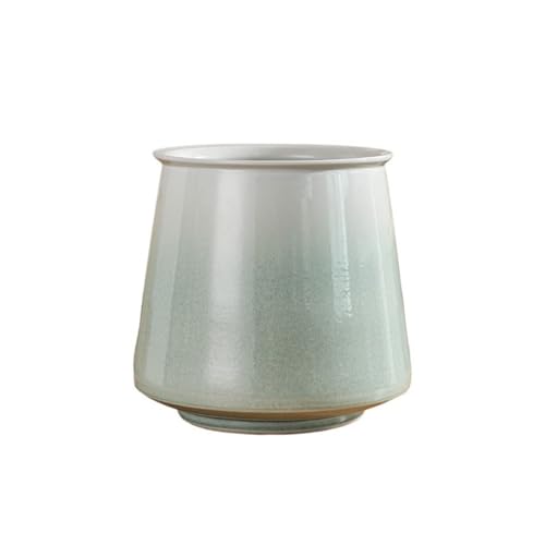 CYairong-22 Pflanzengefäße Home Gradient Green Flowerpot, High-End-Hochtemperatur-Keramiktopf mit großem Durchmesser for den Innen- und Außenbereich Blumentöpfe von CYairong-22