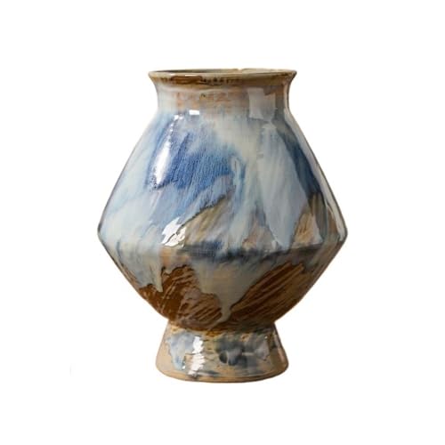 CYairong-22 Pflanzengefäße Home Retro Chinesischer Keramik-Blumentopf, Wohnzimmer-Foyer-Dekoration, einzigartige glasierte Oberfläche Blumentöpfe von CYairong-22