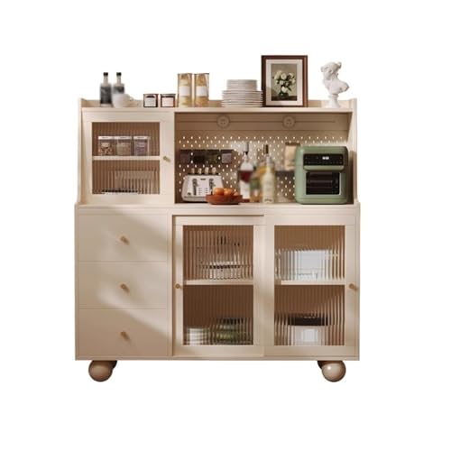 CYairong-22 Sideboard-Buffetschrank Esszimmer-Sideboard, Wandschrank, Weinschrank, Multifunktions-Teeschrank, Aufbewahrungsschrank Freistehender Schrank von CYairong-22