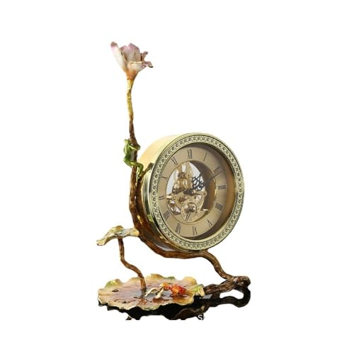 CYairong-22 Tischuhr Tischuhren Emaillierte Messinguhr Halbmechanische Schreibtischuhr Kunst Schreibtischuhr for Wohnzimmer Schlafzimmer Büro Desktop-Uhr Dekorativ Tischuhr CYairong-22 Tischuhr Tischuhren Emaillierte Messinguhr Halbmechanische Schreibtischuhr Kunst Schreibtischuhr for Wohnzimmer Schlafzimmer Büro Desktop-Uhr Dekorativ Tischuhr von CYairong-22