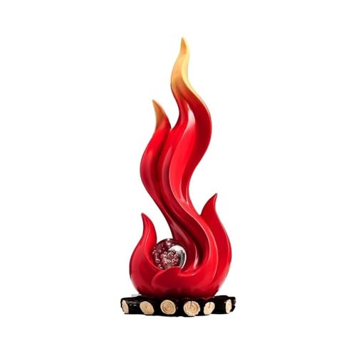 CYairong-22 Wohnzimmerdekor Flammenförmige Harzornamente, Weinschrank, TV-Schrank, Büro, Desktop-Dekoration, Eröffnungsgeschenk, Einweihungsgeschenk Dekorative Wohnaccessoires CYairong-22 Wohnzimmerdekor Flammenförmige Harzornamente, Weinschrank, TV-Schrank, Büro, Desktop-Dekoration, Eröffnungsgeschenk, Einweihungsgeschenk Dekorative Wohnaccessoires von CYairong-22
