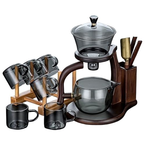 Wasserkocher Glas Tee-Set Haushalt Faules Brauen Dickes Verbrühungsschutz Kung Fu-Teekanne Teetasse Teekanne von CYairong-22