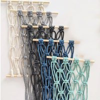 Makramee Obst Und Gemüse Hängematte, Space Saver Küche, 5 Farboptionen, Hannover Minihängematte, Boho Obsthängematte, Produzieren Hängematte von CYland
