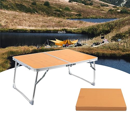 CZ-XING Klappbarer Campingtisch, tragbarer kleiner Klapptisch, verstellbare Beine für Outdoor Picknick Strand, Indoor Computertisch, für Party, Zuhause, Büro, Garten, Kaffee von CZ-XING