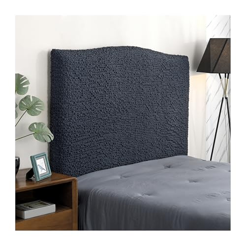 CZADMXP Bett Kopfteil Bezug Weicher Bettkopfteil Hussen Abnehmbar Staubdichte Schutzhülle für Gepolsterte Schlafzimmer Kopfteil (Dunkelgrau,180cm) von CZADMXP