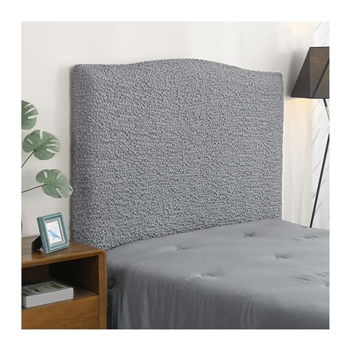 CZADMXP Bett Kopfteil Bezug Weicher Bettkopfteil Hussen Abnehmbar Staubdichte Schutzhülle für Gepolsterte Schlafzimmer Kopfteil (Grau,150cm) von CZADMXP