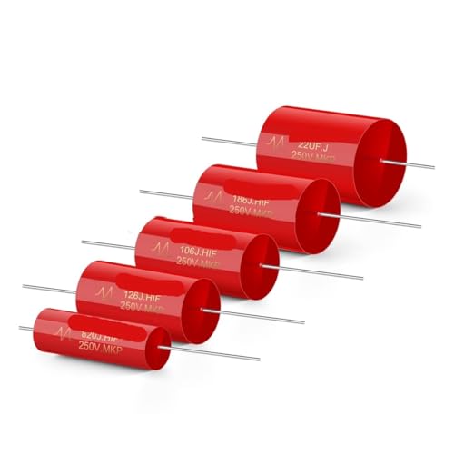 10Pcs MKP Capacitor Kondensotor HIFI Fever Electrodeless Audio Metal Film Coupling Frequency Dividing 100V 250V 400V CZAOINCU(250V12UF 24x38) von CZAOINCU