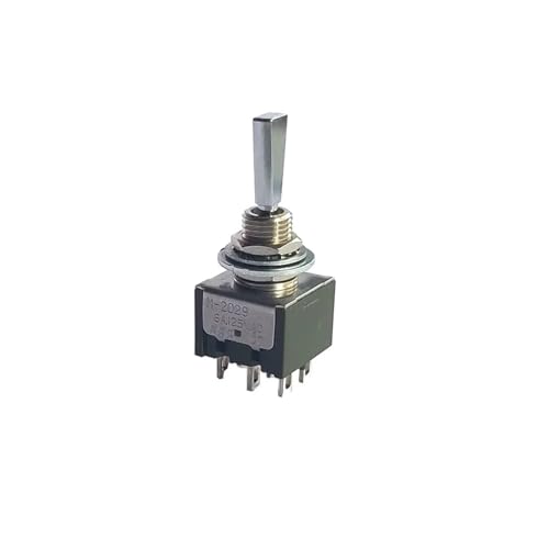 1PCS M-2029 Button Switch ON-OFF-(MOM) SPDT 6Pin 3Positiongear shaking head rocker arm toggle switch 6A125VAC CZAOINCU von CZAOINCU