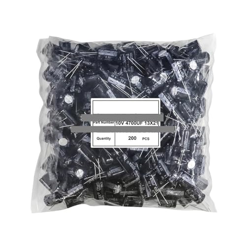20-1000pcs 50V 35V 25V 16V 10V Electrolytic Capacitor 0.1UF 1UF 4.7UF 10UF 22UF 47UF 100UF 220UF 470UF 1000UF 2200UF 4700UF CZAOINCU(50V 100UF 1000PCS) von CZAOINCU