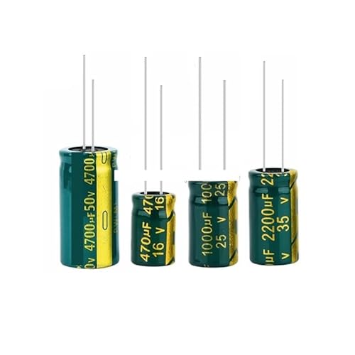High Frequency Capacitor 6.3V 10V 16V 25V 35V 50V 400V 450V 22UF 47UF 100UF 220UF 330UF 470UF 680UF 1000UF 1500UF 2200UF 3300UF CZAOINCU(400V47UF 50PCS) von CZAOINCU