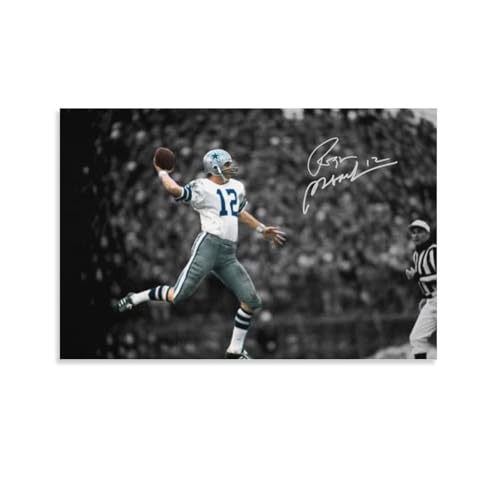 Roger Staubach Leinwandposter Wandkunst Poster Scroll Leinwand Gemälde Bild Wohnzimmer Dekor Zuhause 20 x 30 cm Roger Staubach Leinwandposter Wandkunst Poster Scroll Leinwand Gemälde Bild Wohnzimmer Dekor Zuhause 20 x 30 cm von CZBAIY