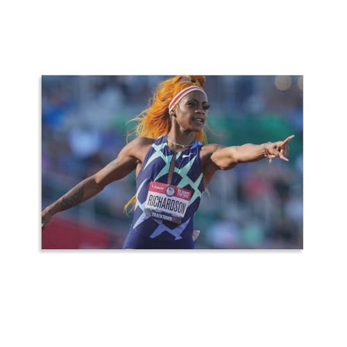 Shakari Richardson Leinwand-Poster, Heimdekoration, Poster, Wandkunst, zum Aufhängen, Bilddruck, dekoratives Gemälde, Poster, 20 x 30 cm Shakari Richardson Leinwand-Poster, Heimdekoration, Poster, Wandkunst, zum Aufhängen, Bilddruck, dekoratives Gemälde, Poster, 20 x 30 cm von CZBAIY