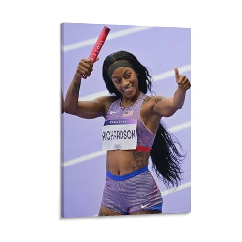 Shakari Richardson Leinwand-Poster, Kunstdruck, Wandfoto, Malerei, Poster, Hängebild, Familiendekoration, 40 x 60 cm von CZBAIY