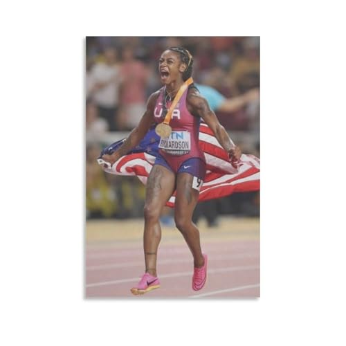 Shakari Richardson Leinwandposter Kunstwerke Kunstdruck Poster Wandkunst Gemälde Leinwand Dekor Heimposter 30 x 45 cm von CZBAIY