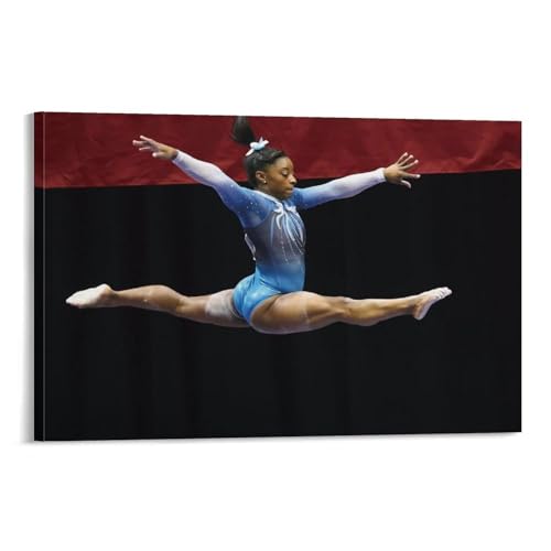 Simone Biles Leinwand-Poster, Bild, Druck, Leinwandposter, Wandfarbe, Kunstposter, Dekoration, moderne Wohnkunstwerke, 20 x 30 cm Simone Biles Leinwand-Poster, Bild, Druck, Leinwandposter, Wandfarbe, Kunstposter, Dekoration, moderne Wohnkunstwerke, 20 x 30 cm von CZBAIY