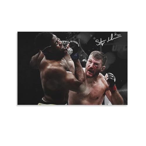 Stipe Miocic Leinwandposter Kunstwerke Kunstdruck Poster Wandkunst Gemälde Leinwand Dekor Heimposter 30 x 45 cm von CZBAIY
