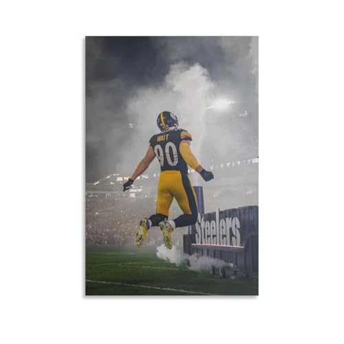 TJ Watt Leinwand-Poster, Wandkunst, Bilddrucke, hängende Foto-Dekoration, Heimposter, Kunstwerke, 30 x 45 cm TJ Watt Leinwand-Poster, Wandkunst, Bilddrucke, hängende Foto-Dekoration, Heimposter, Kunstwerke, 30 x 45 cm von CZBAIY