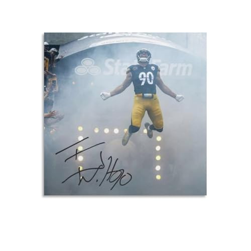 TJ Watt Leinwandposter Gemälde auf Leinwand, Wandkunst, Poster, Rollbild, Druck, Wanddekoration, Heimposter, 50 x 50 cm TJ Watt Leinwandposter Gemälde auf Leinwand, Wandkunst, Poster, Rollbild, Druck, Wanddekoration, Heimposter, 50 x 50 cm von CZBAIY