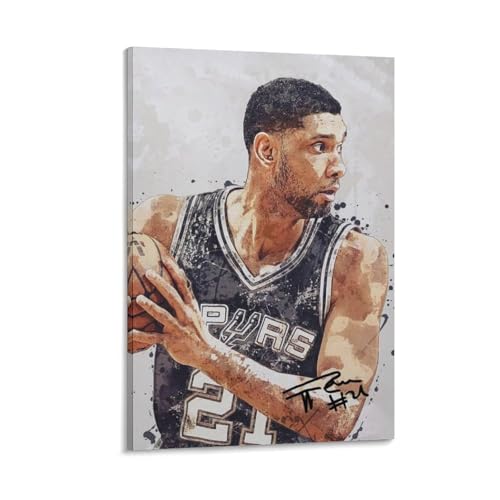 Tim Duncan Leinwandposter auf Leinwand, Poster, Wandkunst, Bilddrucke, hängende Foto-Dekoration, Heimposter, Kunstwerke, 40 x 60 cm Tim Duncan Leinwandposter auf Leinwand, Poster, Wandkunst, Bilddrucke, hängende Foto-Dekoration, Heimposter, Kunstwerke, 40 x 60 cm von CZBAIY