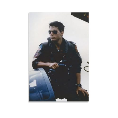 Tom Cruise Leinwand-Poster, Bild, Druck, Leinwandposter, Wandfarbe, Kunstposter, Dekoration, moderne Wohnkunstwerke, 20 x 30 cm von CZBAIY