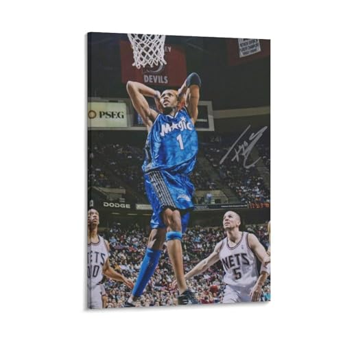 Tracy McGrady Leinwand-Poster, Wandkunst, Gemälde, Leinwanddrucke, Dekor-Poster, Kunstwerke, 40 x 60 cm Tracy McGrady Leinwand-Poster, Wandkunst, Gemälde, Leinwanddrucke, Dekor-Poster, Kunstwerke, 40 x 60 cm von CZBAIY
