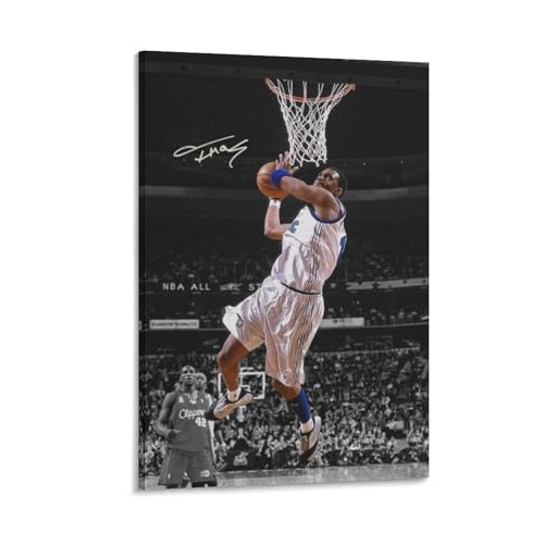 Tracy McGrady Leinwandposter Kunstposter Leinwand Gemälde Dekor Wanddruck Foto Zuhause Moderne dekorative Poster 40 x 60 cm Tracy McGrady Leinwandposter Kunstposter Leinwand Gemälde Dekor Wanddruck Foto Zuhause Moderne dekorative Poster 40 x 60 cm von CZBAIY