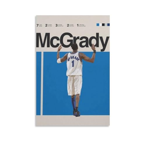 Tracy McGrady Leinwandposter Kunstwerke Kunstdruck Poster Wandkunst Gemälde Leinwand Dekor Heimposter 30 x 45 cm Tracy McGrady Leinwandposter Kunstwerke Kunstdruck Poster Wandkunst Gemälde Leinwand Dekor Heimposter 30 x 45 cm von CZBAIY
