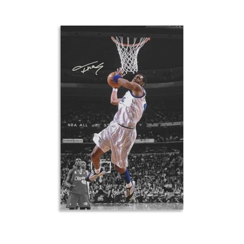 Tracy McGrady Leinwandposter auf Leinwand, Poster, Wandkunst, Bilddrucke, hängende Foto-Dekoration, Heimposter, Kunstwerke, 30 x 45 cm von CZBAIY