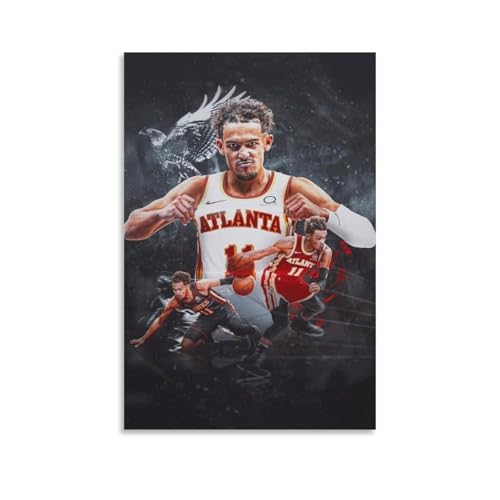 Trae Young Leinwand-Poster, Wandkunst, Poster, Rollen, Leinwandgemälde, Bild, Wohnzimmer-Dekoration, Zuhause, 20 x 30 cm von CZBAIY