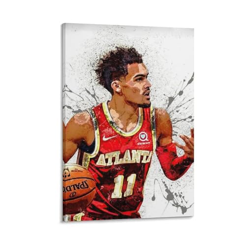 Trae Young Leinwandposter Kunstwerke Kunstdruck Poster Wandkunst Gemälde Leinwand Dekor Heimposter 30 x 45 cm von CZBAIY