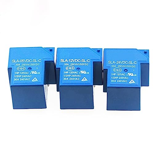 CZDIQXVF 2PCS Leistungsrelais SLA-05VDC-SL-C SLA-12VDC-SL-C SLA-24VDC-SL-C 5V 12V 24V 30A 6PIN (Size : SLA-05VDC-SL-C) von CZDIQXVF