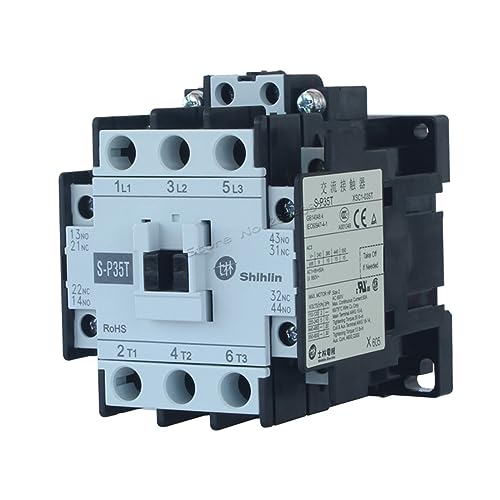 CZDIQXVF 35A Ui660V AC Schütz AC24V 380V 220V 110V Spulenspannung S-P35T Shihlin Elektrische Schütze XSC1-035T(Ac 110v) von CZDIQXVF