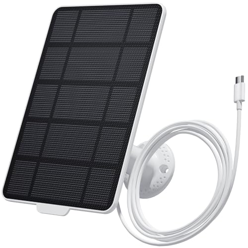 3W Typ-C Solarpanel für Überwachungskameras - 5V/1A Outdoor Wasserdichtes Solarladegerät, hohe Effizienz und langlebige Stromversorgung von CZEview