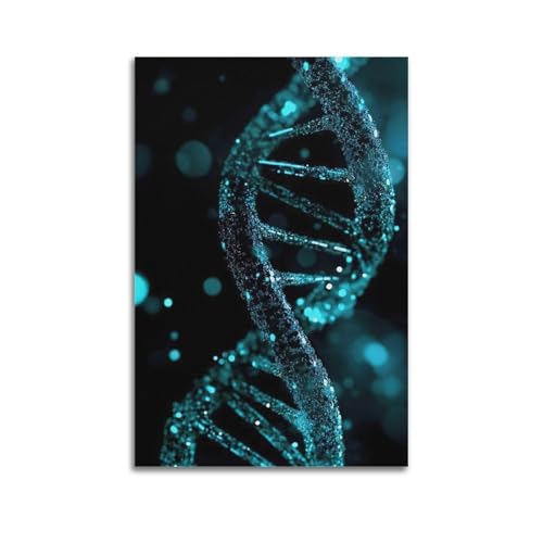 Moderne Familien-Leinwandkunst, Dekor-Poster, Sci-Fi-Poster, funkelnde DNA, Doppelhelix, futuristische Kunstmalerei, 40 x 60 cm, ungerahmter Stil Moderne Familien-Leinwandkunst, Dekor-Poster, Sci-Fi-Poster, funkelnde DNA, Doppelhelix, futuristische Kunstmalerei, 40 x 60 cm, ungerahmter Stil von CZHXYZ