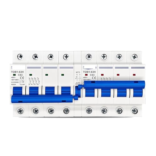 1PC 4P + 4P MTS AC Dual power Manual transfer switch Circuit breaker MCB 50HZ/60HZ 20A CZMDKEXM von CZMDKEXM