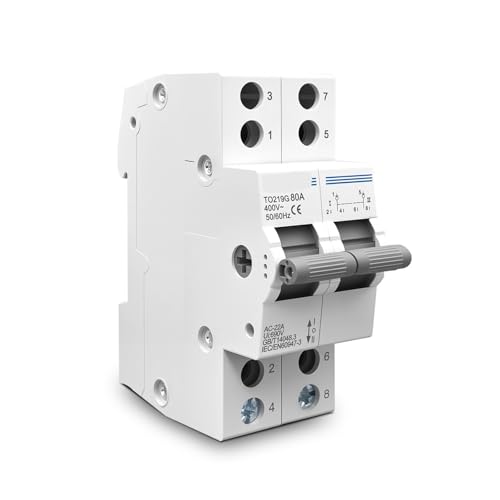 1PC TO219G 80A Changeover Switch 1234P 400V~ 80A MTS Dual Power Manual Transfer Isolating Interlock Circuit Breaker CZMDKEXM von CZMDKEXM