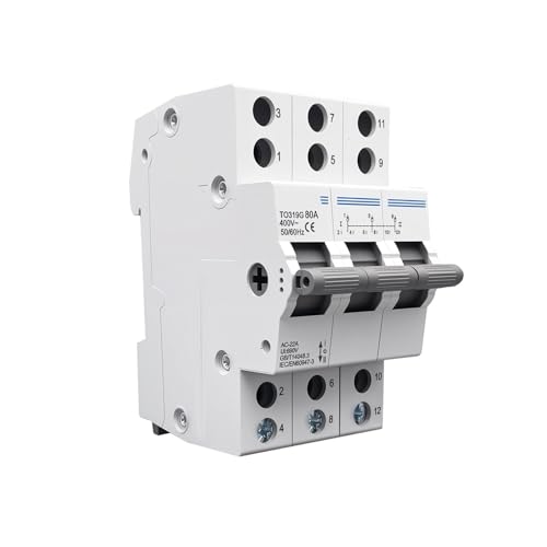 1PC TO319G 80A Changeover Switch 1234P 400V~ 80A MTS Dual Power Manual Transfer Isolating Interlock Circuit Breaker CZMDKEXM von CZMDKEXM