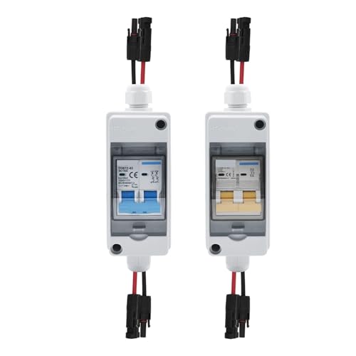 1pc 2P 600V 10A Solar photovoltaic PV Combiner Box with DC MCB IP65 HT 2ways 600/1000V 1 input 1 out DC CZMDKEXM von CZMDKEXM