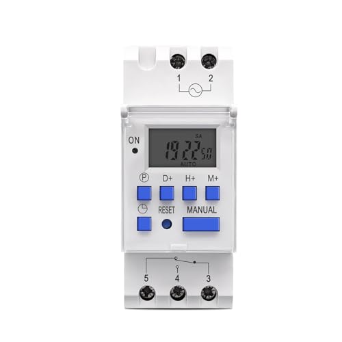 1pc 30A 24V AC DC 1NO 1NC Din Rail single phase Weekly 7 Days Programmable Digital TIME SWITCH Relay Timer CZMDKEXM von CZMDKEXM