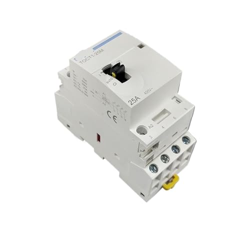 1pc 4P 25A 4NO 220V/230V 50/60HZ Din rail contactor with Manual Control Switch CZMDKEXM von CZMDKEXM